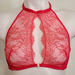 Victoria's Secret | Very Sexy Red Lace Halter Bra